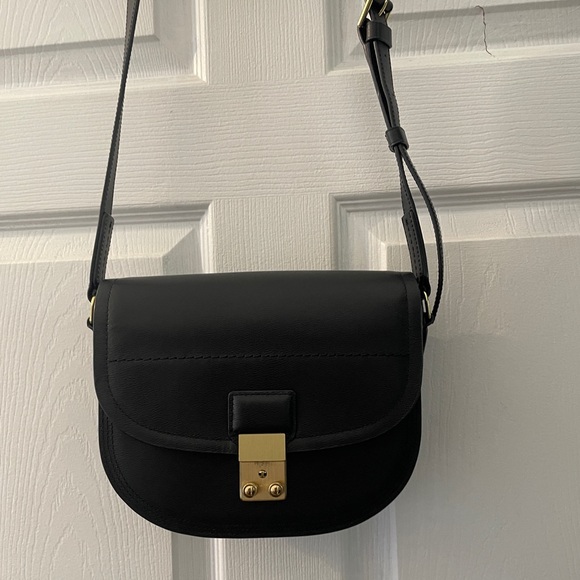 3.1 Phillip Lim Pashli Saddle Black Leather Bag - Picture 2 of 8